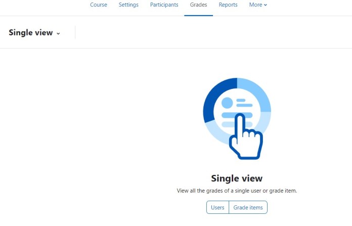 Moodle 4.1 - Check out the new Single view grade report